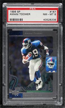 1996 SP - [Base] #167 - Amani Toomer [PSA 8 NM‑MT]