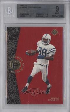 1996 SP - [Base] #18 - Marvin Harrison [BGS 9 MINT]