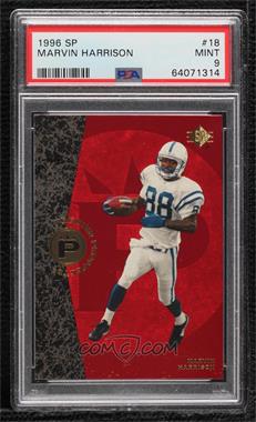 1996 SP - [Base] #18 - Marvin Harrison [PSA 9 MINT]