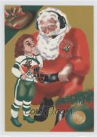 Santa, Brett Favre (Fleer)