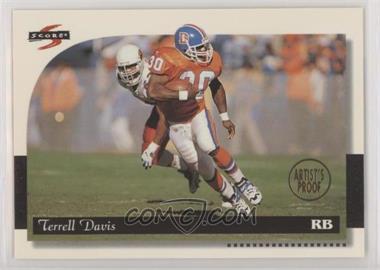 1996 Score - [Base] - Artist's Proof #90 - Terrell Davis