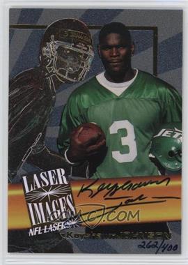 1996 Score Board NFL Lasers - Laser Images Autographs #_KEJO - Keyshawn Johnson /400