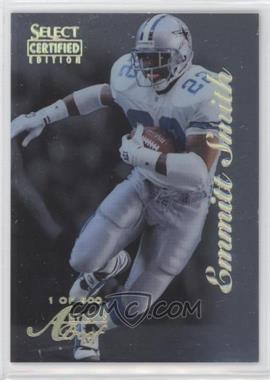 1996 Select Certified Edition - [Base] - Artist's Proof #27 - Emmitt Smith /500 [EX to NM]