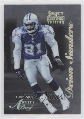 1996 Select Certified Edition - [Base] - Artist's Proof #48 - Deion Sanders /500 [EX to NM]