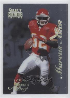 1996 Select Certified Edition - [Base] - Artist's Proof #57 - Marcus Allen /500
