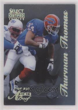 1996 Select Certified Edition - [Base] - Artist's Proof #65 - Thurman Thomas /500