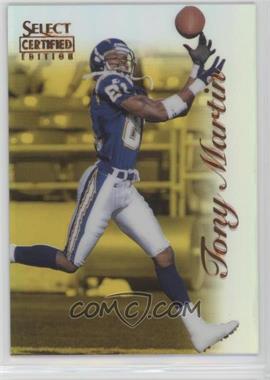 1996 Select Certified Edition - [Base] - Mirror Gold #7 - Tony Martin