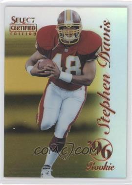 1996 Select Certified Edition - [Base] - Mirror Gold #92 - Stephen Davis