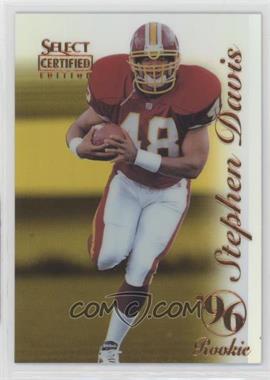 1996 Select Certified Edition - [Base] - Mirror Gold #92 - Stephen Davis