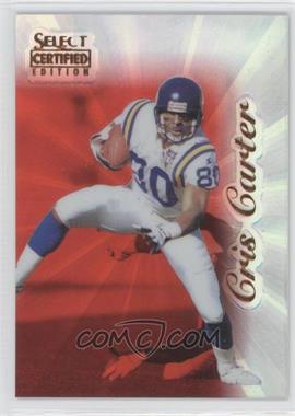1996 Select Certified Edition - [Base] - Mirror Red Premium Stock #38 - Cris Carter
