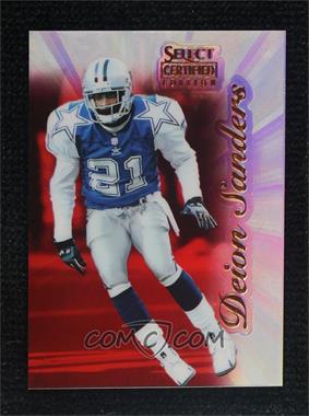 1996 Select Certified Edition - [Base] - Mirror Red Premium Stock #48 - Deion Sanders