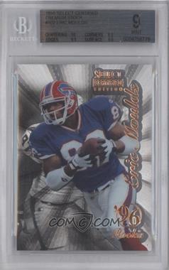 1996 Select Certified Edition - [Base] - Premium Stock #102 - Eric Moulds [BGS 9 MINT]