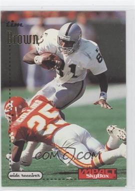 1996 Skybox Impact - [Base] #102 - Tim Brown