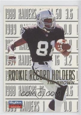 1996 Skybox Impact Rookies - [Base] #141 - Tim Brown