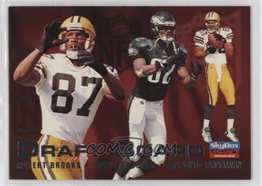 1996 Skybox Impact Rookies - Draft Board #10 - Robert Brooks, Chris T. Jones, Antonio Freeman