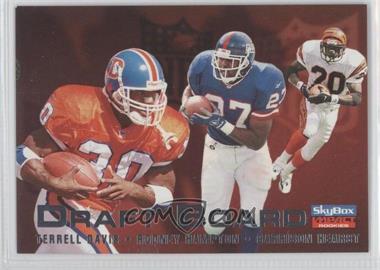 1996 Skybox Impact Rookies - Draft Board #13 - Terrell Davis, Garrison Hearst, Rodney Hampton