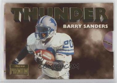 1996 Skybox Premium - Thunder & Lightning #2 - Barry Sanders, Scott Mitchell [EX to NM]
