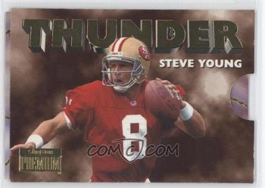 1996 Skybox Premium - Thunder & Lightning #5 - Steve Young, Jerry Rice