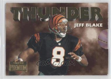 1996 Skybox Premium - Thunder & Lightning #6 - Jeff Blake, Carl Pickens