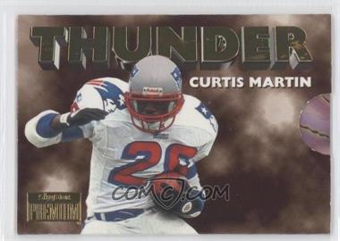 1996 Skybox Premium - Thunder & Lightning #8 - Curtis Martin, Drew Bledsoe