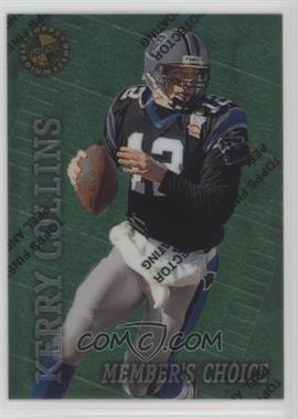 1996 Stadium Club Members Only 50 - [Base] #49 - Kerry Collins