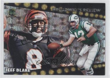 1996 Topps - Broadway's Review #BR3 - Jeff Blake