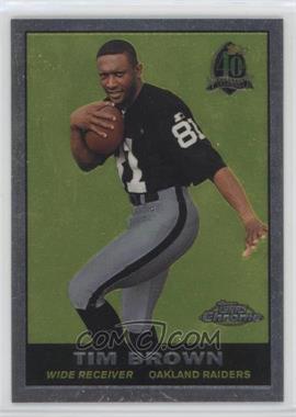 1996 Topps Chrome - 40th Anniversary Retro #6 - Tim Brown