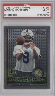 1996 Topps Chrome - [Base] #156 - Marvin Harrison [PSA 9 MINT]