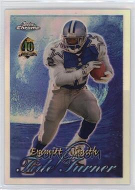 1996 Topps Chrome - Tide Turner - Refractor #TT11 - Emmitt Smith