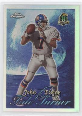 1996 Topps Chrome - Tide Turner - Refractor #TT15 - John Elway