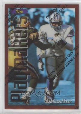 1996 Topps Finest - [Base] - Refractor #10 - Herman Moore