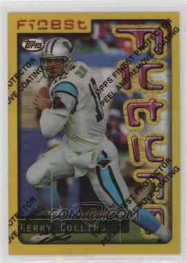 1996 Topps Finest - [Base] - Refractor #160 - Kerry Collins