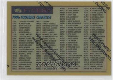 1996 Topps Finest - [Base] - Refractor #191 - Checklist