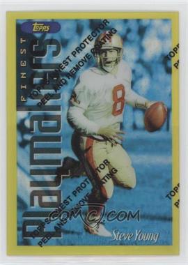 1996 Topps Finest - [Base] - Refractor #200 - Steve Young