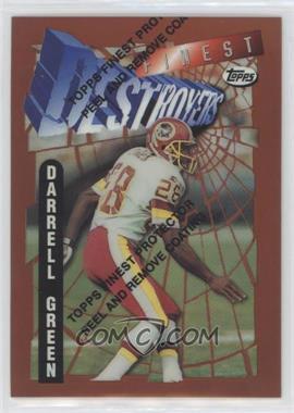 1996 Topps Finest - [Base] - Refractor #255 - Darrell Green