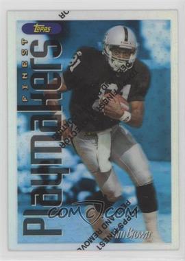 1996 Topps Finest - [Base] - Refractor #62 - Tim Brown