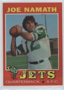 1996 Topps Stadium Club - Finest Reprint Joe Namath - Refractor #7 - Joe Namath