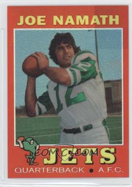 1996 Topps Stadium Club - Finest Reprint Joe Namath - Refractor #7 - Joe Namath