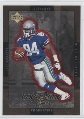 1996 Upper Deck - Hot Properties - Gold #HT-10 - Joey Galloway, Chris Sanders