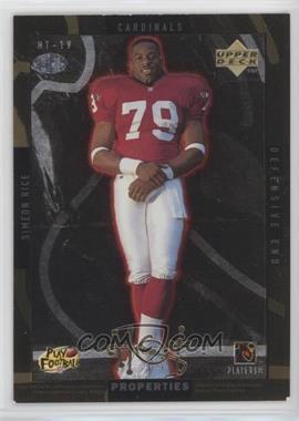 1996 Upper Deck - Hot Properties - Gold #HT-19 - Kevin Hardy, Simeon Rice