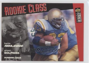 1996 Upper Deck Collector's Choice - [Base] #33 - Rookie Class - Karim Abdul-Jabbar