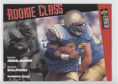 1996 Upper Deck Collector's Choice - [Base] #33 - Rookie Class - Karim Abdul-Jabbar