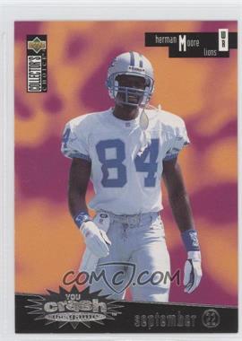 1996 Upper Deck Collector's Choice - You Crash the Game - Silver #CG 16.1 - Herman Moore (September 22)