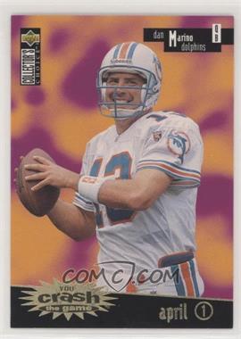 1996 Upper Deck Collector's Choice - You Crash the Game Promotional #N/A - Dan Marino