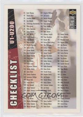 1996 Upper Deck Collector's Choice Update - [Base] #200 - Checklist