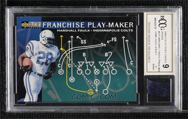 1996 Upper Deck Collector's Choice Update - [Base] #U75 - Marshall Faulk [BCCG 9 Near Mint or Better]