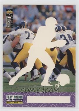 1996 Upper Deck Collector's Choice Update - Play Action Stick-Ums - Mystery Base Card #SMB1 - Kordell Stewart