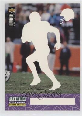 1996 Upper Deck Collector's Choice Update - Play Action Stick-Ums - Mystery Base Card #SMB11 - Jeff George