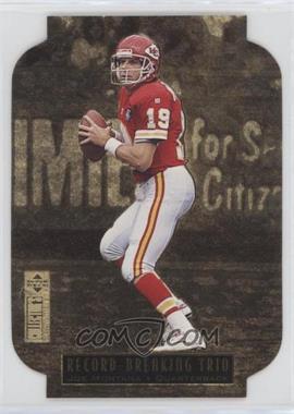 1996 Upper Deck Collector's Choice Update - Record Breaking Trio #1 - Joe Montana