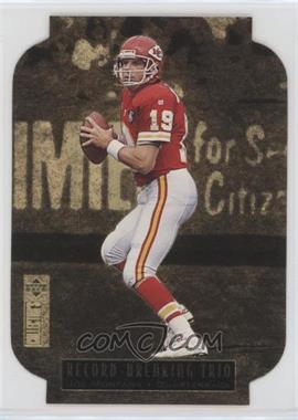 1996 Upper Deck Collector's Choice Update - Record Breaking Trio #1 - Joe Montana